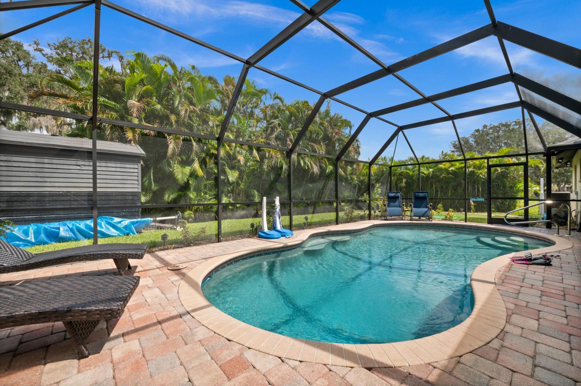 Sunny Oasis Getaway -Heated Pool-Mini Golf-Near Beach Nokomis Buitenkant foto